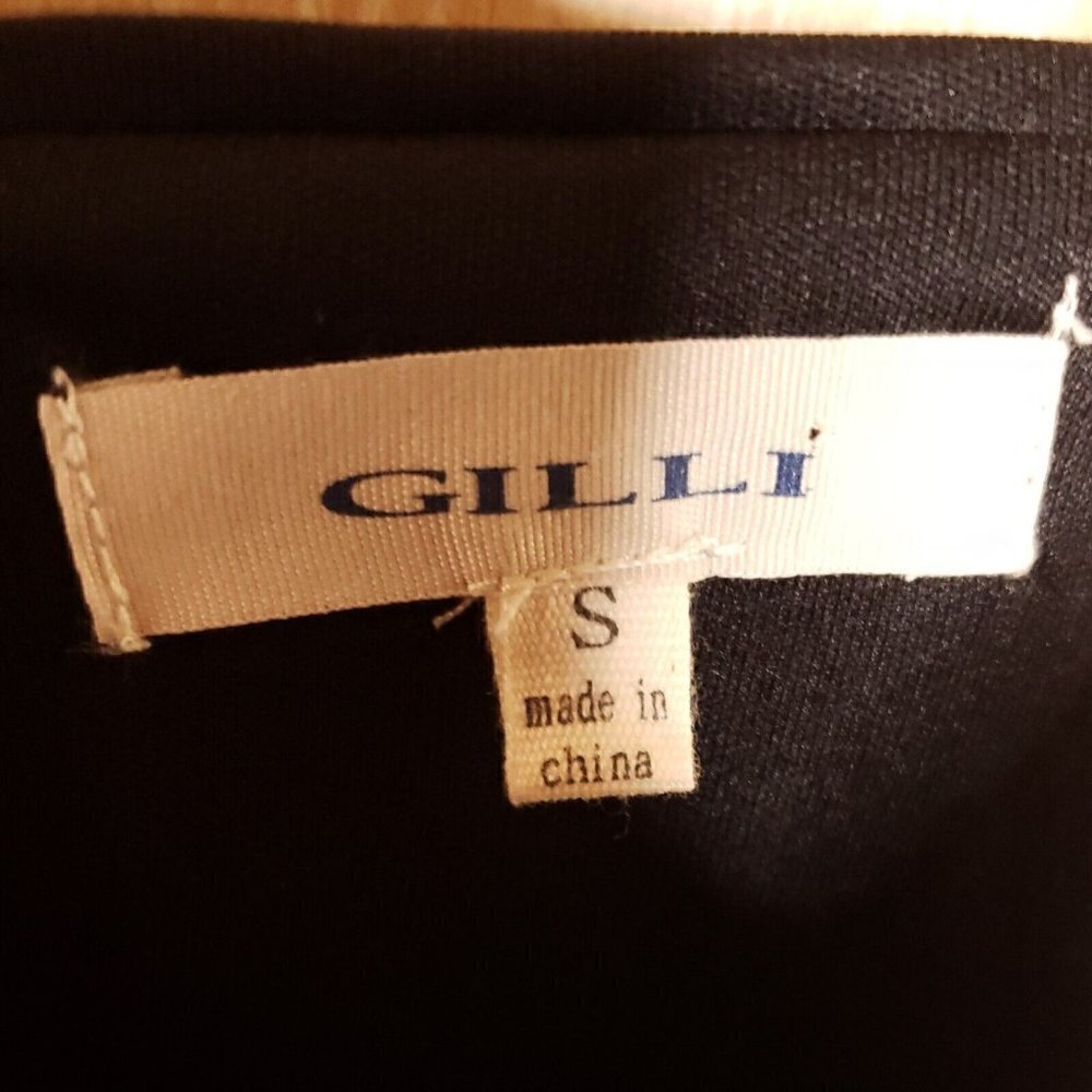 Gilli Womens Gold Reversible Sequin Mini Dress Small - Picture 7 of 9